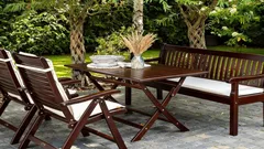 Como proteger o mobiliário de exterior da chuva e da humidade: 6 truques simples